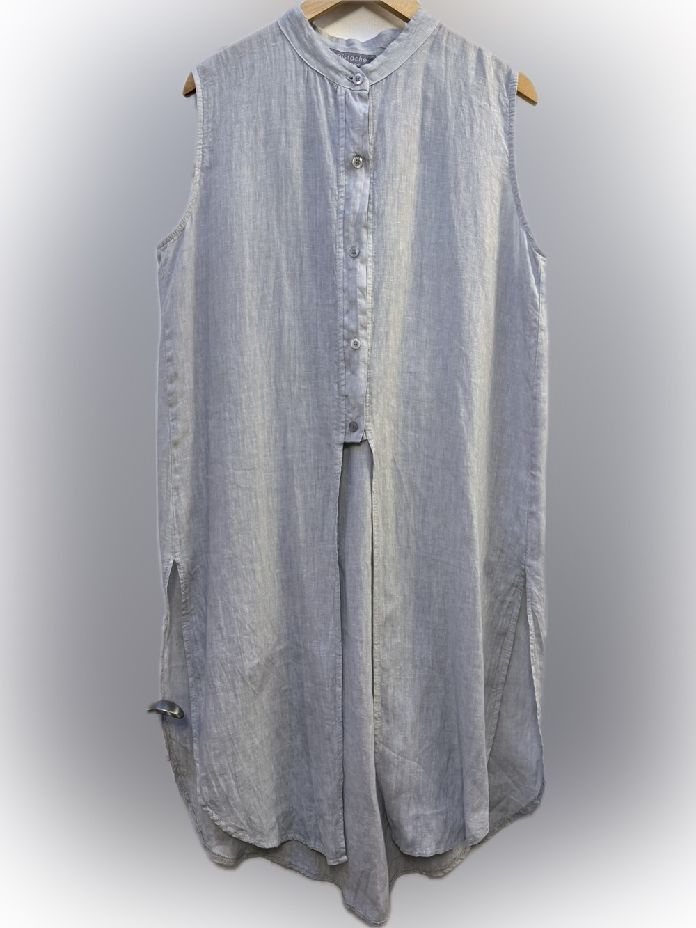 PISTACHE Linen Lagenlook Top
